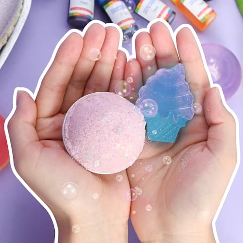 Soap & Bath Bomb-Making Kit- 30Pcs 2-in-1 DIY Spa Making Kit 2