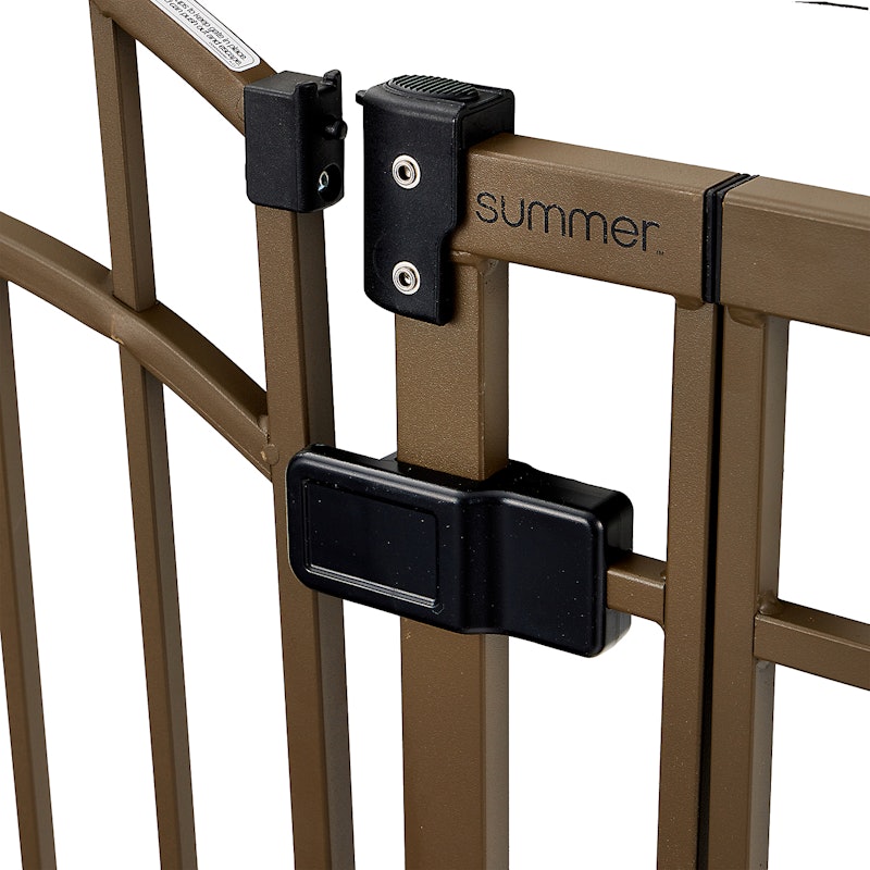 Multi-Use Decorative Extra Tall Walk-Thru Baby Gate 2