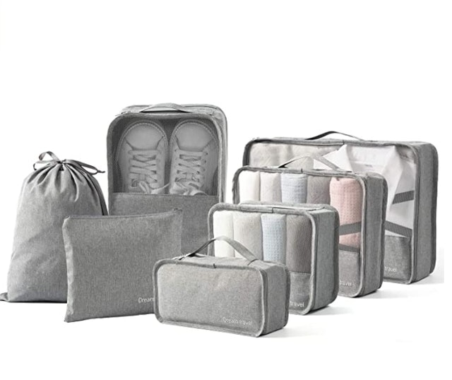 Packing Cubes With Laundry and Shoe Bag 1