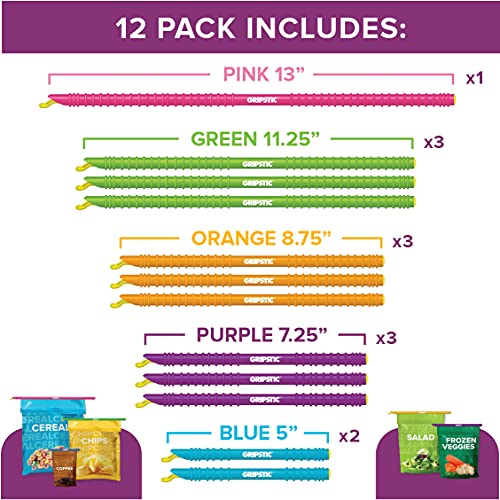 Bag Sealer 12-Pack Assorted Set 2