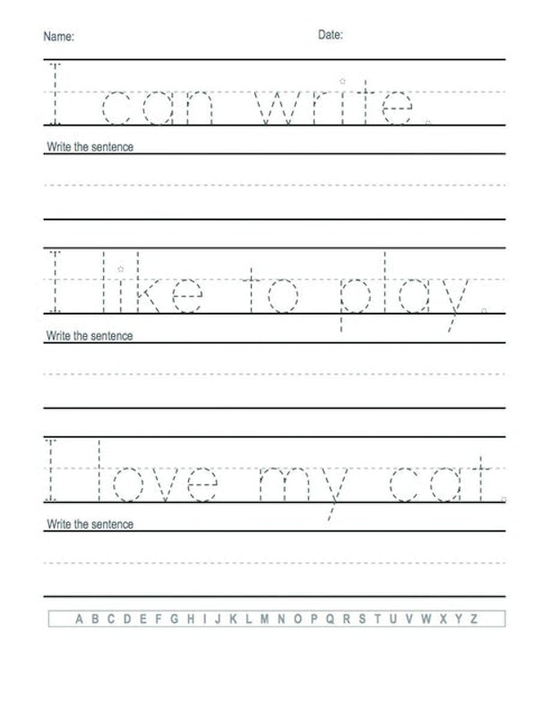 Handwriting Practice Workbook 4