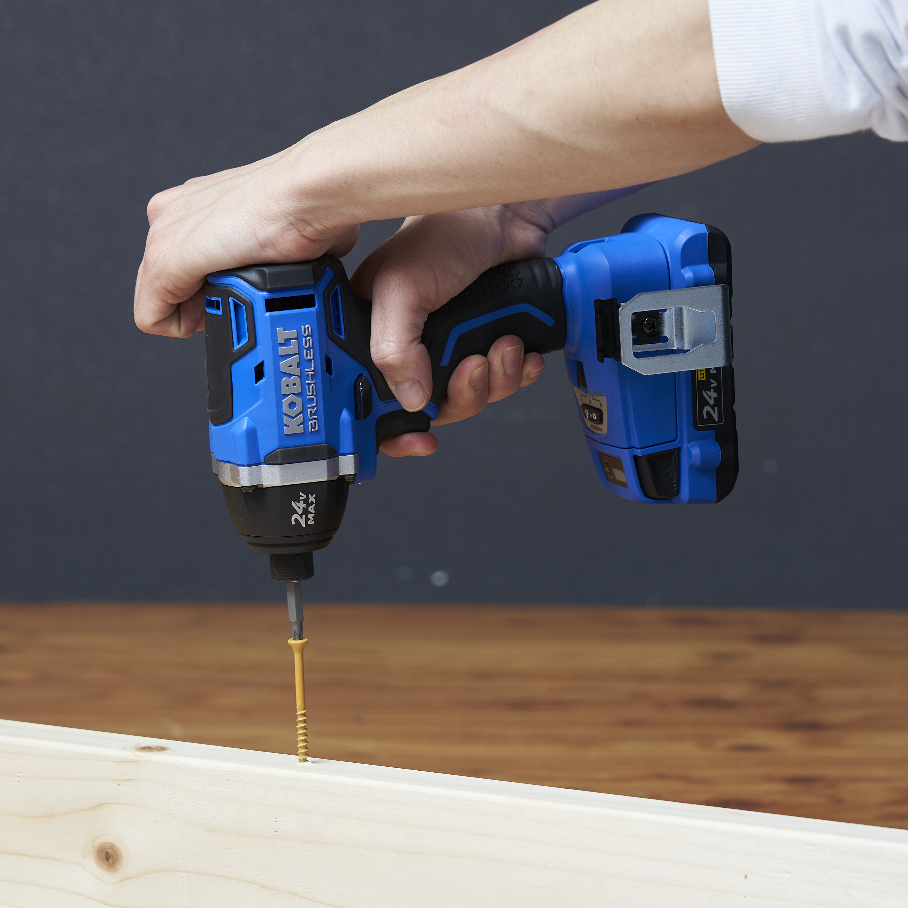 Kobalt Impact Drivers 24-Volt Max Variable Speed Brushless Cordless Impact Driver 7