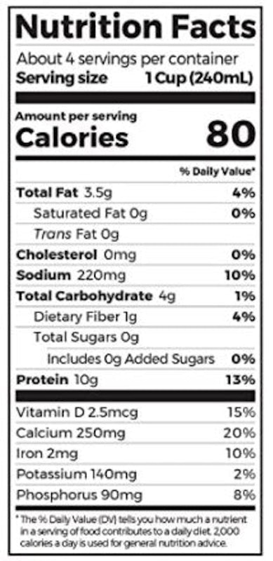 Organic Protein Almond Milk 2