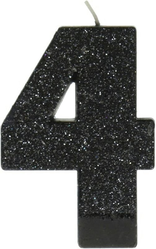 Numeral Glitter Candle 1