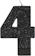 Amscan Numeral Glitter Candle 1