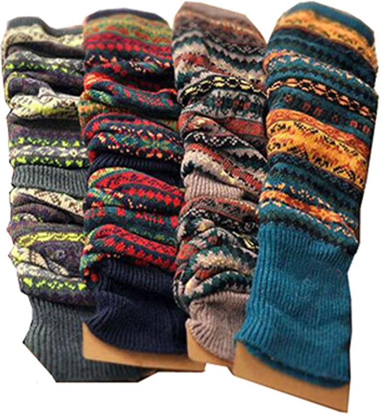Wool Knit Leg Warmers 1