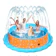 TNELTUEB Sprinkler Plastic Pool 1