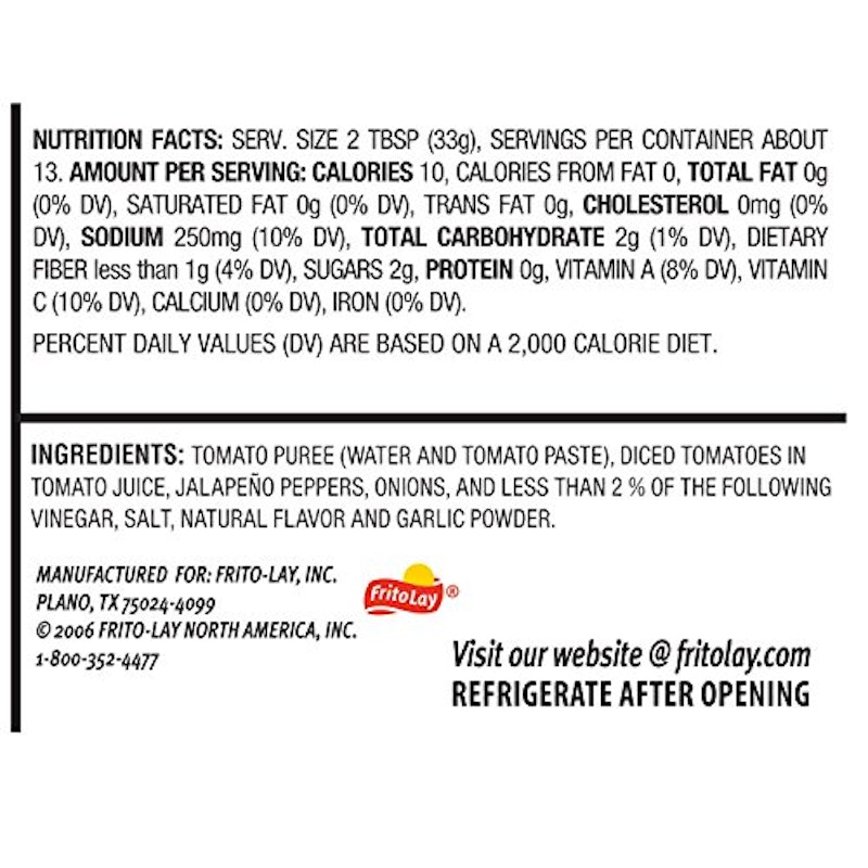 Chunky Salsa Medium 2