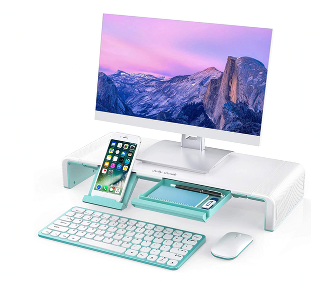 Wood Monitor Stand Riser 1