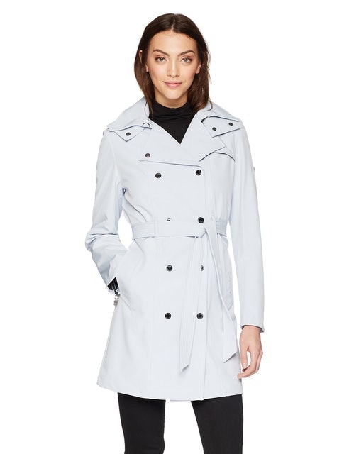 Women's Double Breasted Rain Jacket  1
