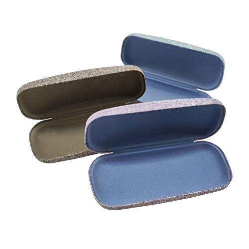 3Pack Hard Shell Eyeglasses Case Protector 2
