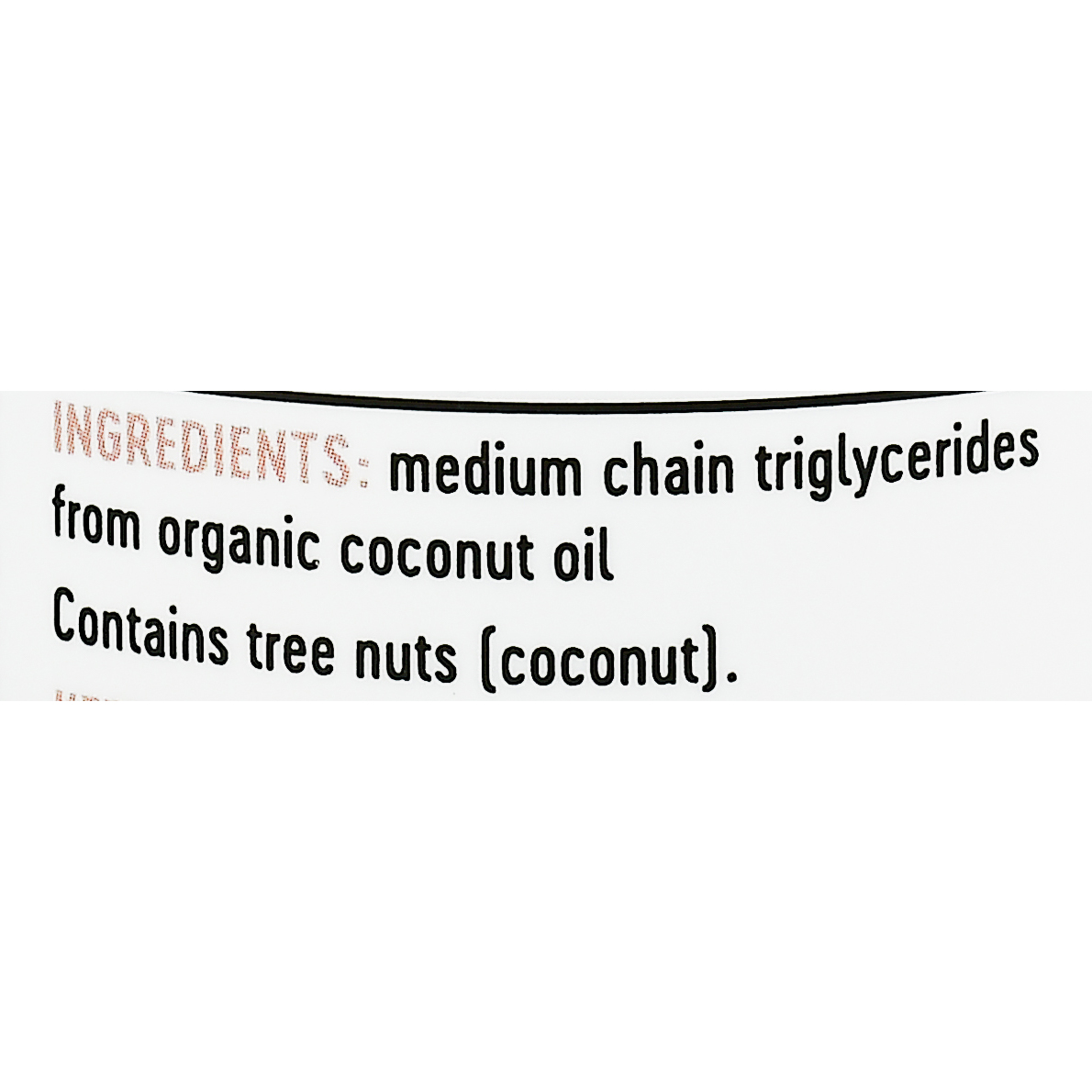 100% Potency Organic MCT Oil 3