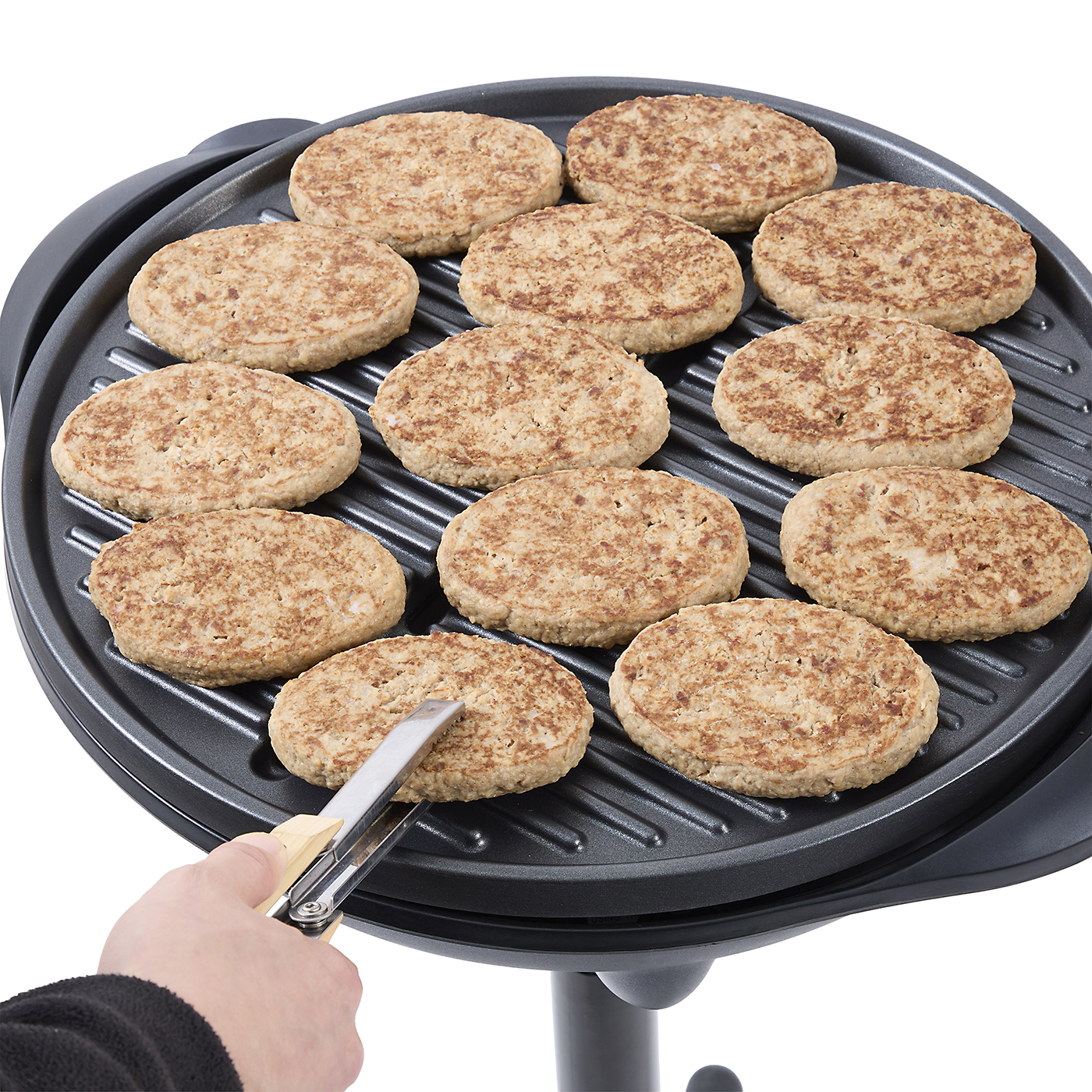 Outdoor 12+ Serving Domed Electric Grill 5