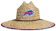 Foco Men's Team Logo Floral Straw Sun Hat 1