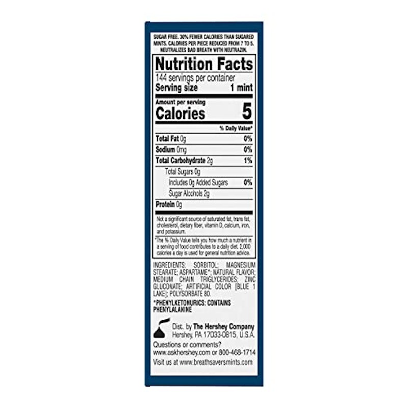 Peppermint Sugar Free Breath Mints 2