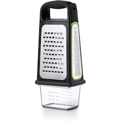 Good Grips Etched Box Grater with Removable Zester