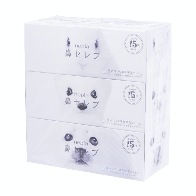 Nepia Hana Nose Celeb Tissue 3 Pack 1