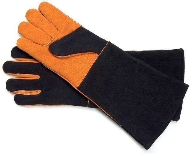 Extra Long Suede Grill Gloves  1