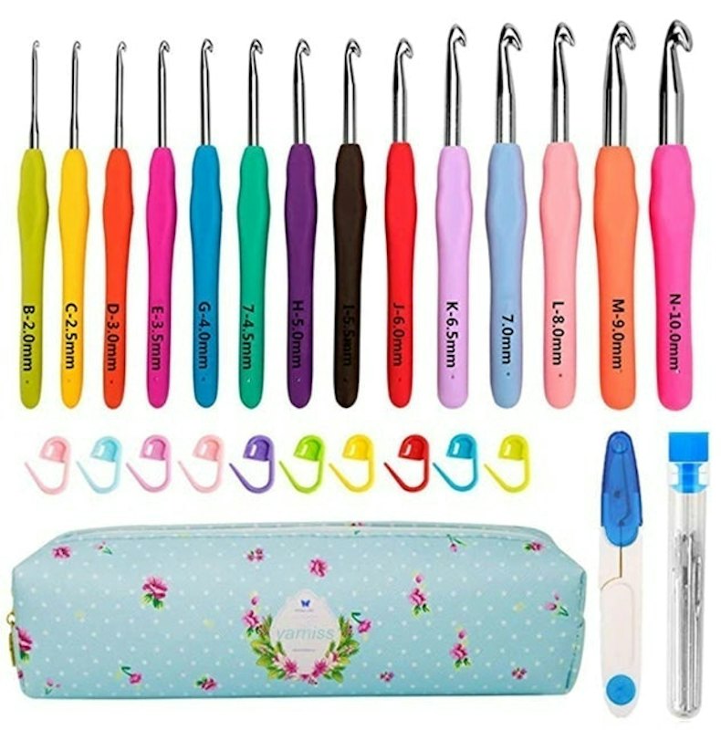 Extra- Long Crochet Hook Set With 14 Sizes 1