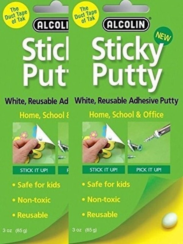 Alcolin Sticky Putty Reusable Museum & Gallery Quality Adhesive Putty, 3oz - 5 Pack
