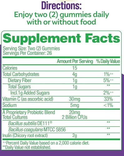 Daily Probiotic Gummies for Women & Men 2