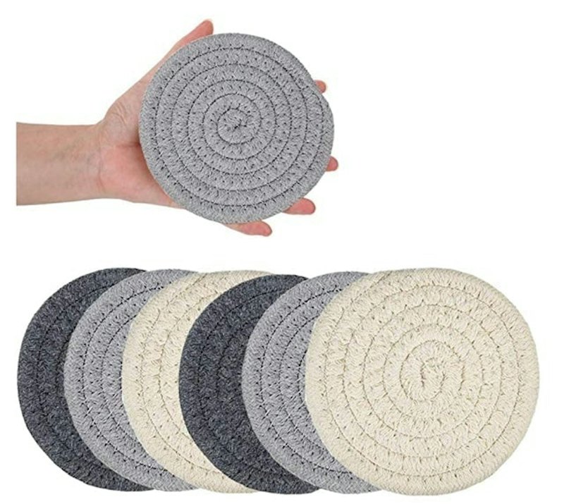 Handmade Braided Drink Coasters 1