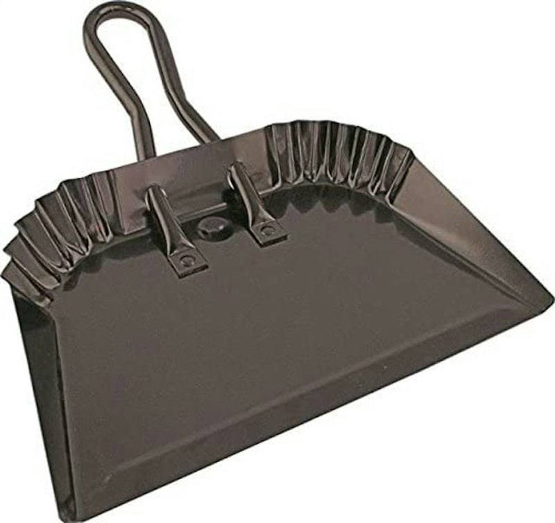Black Metal Dustpan 1
