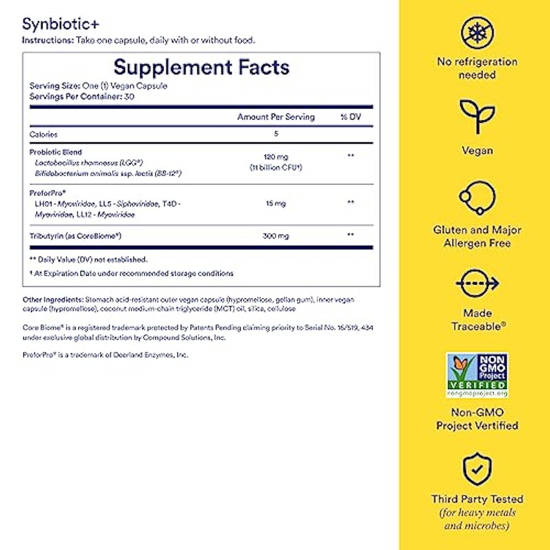 Synbiotic+ Prebiotic, Probiotic, Postbiotic 2