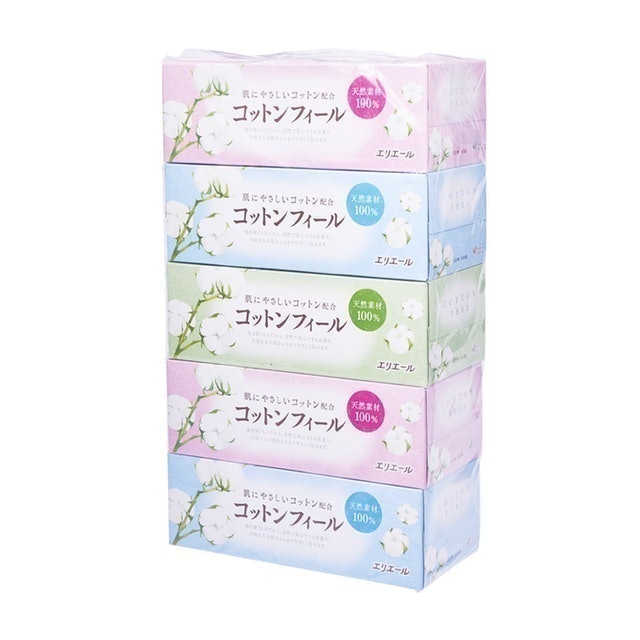 Elleair Cotton Feel 5 Pack 1