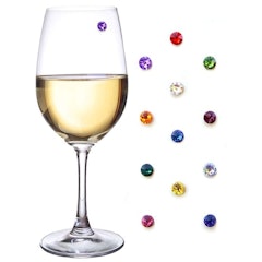 Swarovski Crystal Magnetic Wine Glass Charms