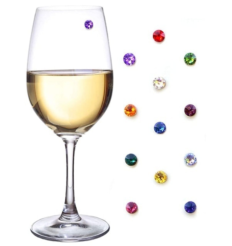 Swarovski Crystal Magnetic Wine Glass Charms 1