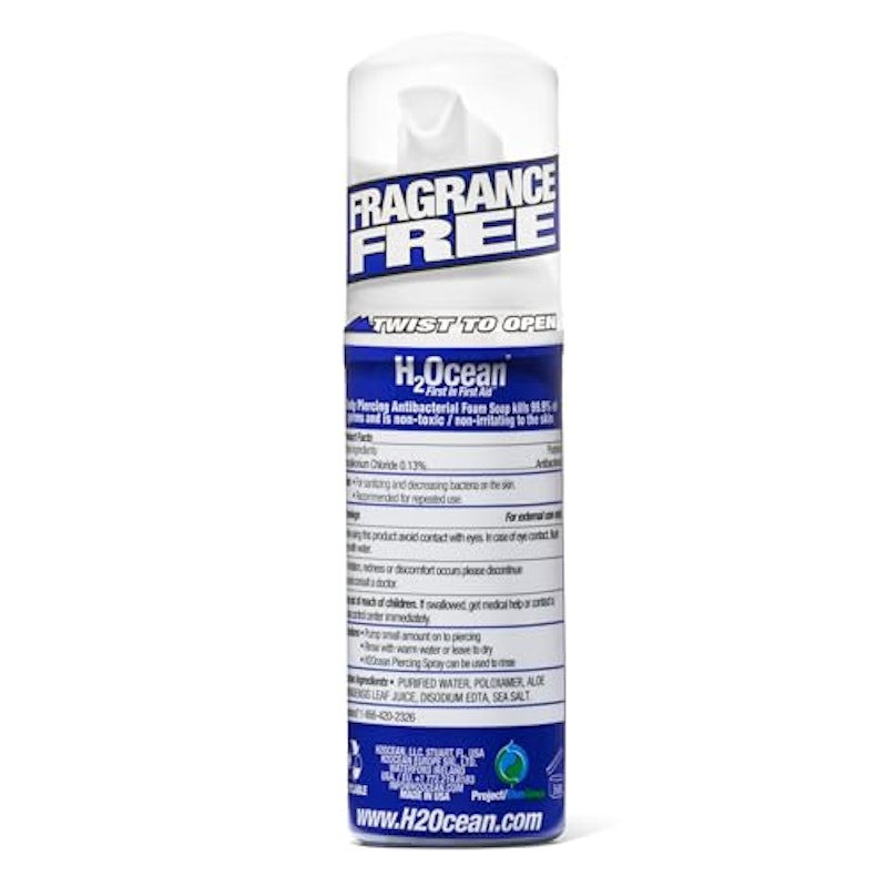 Body Piercing Foam Soap 2