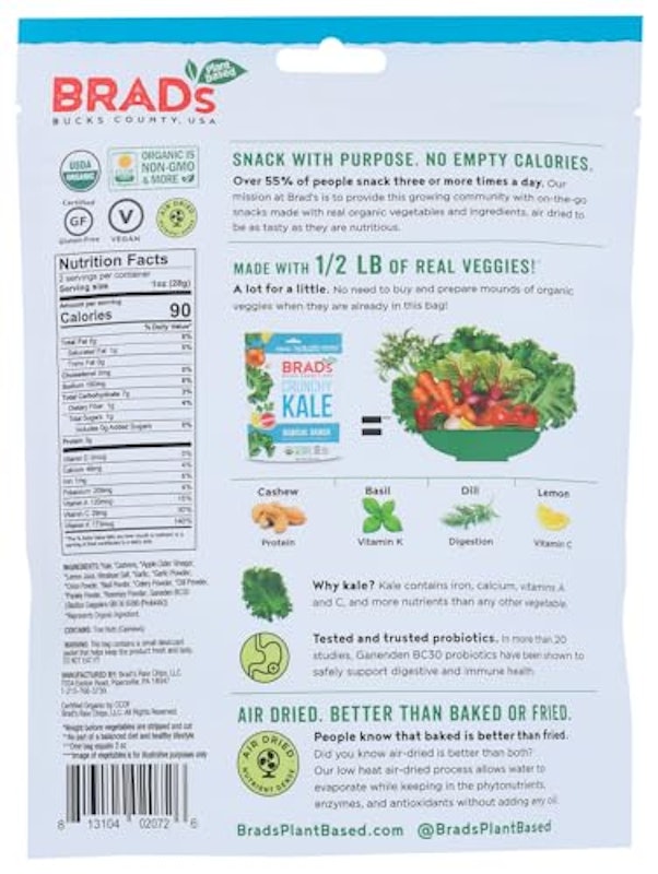 Kale Chips, Radical Ranch with Probiotics 2