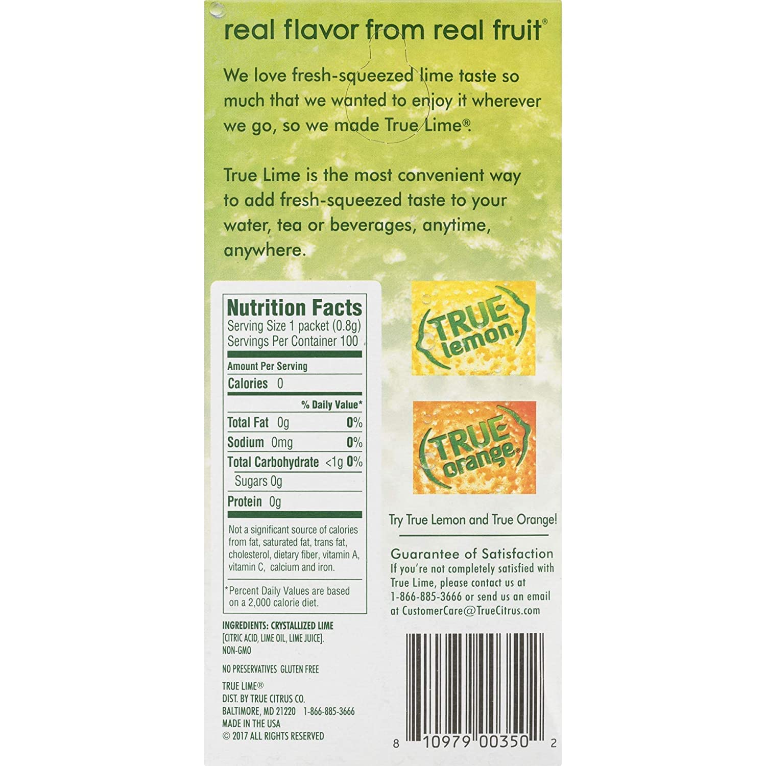 True Lime Packets 2