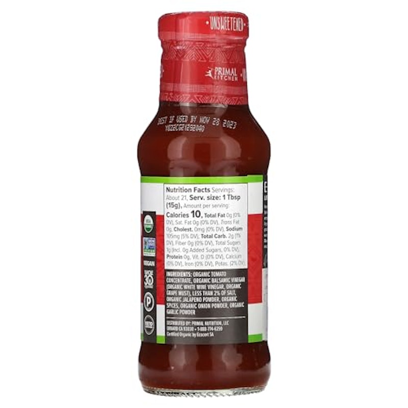 Spicy Organic Unsweetened Ketchup 2