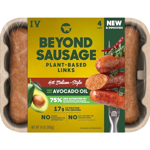 Sausage Plant-Based Dinner Links, Hot Italian 1