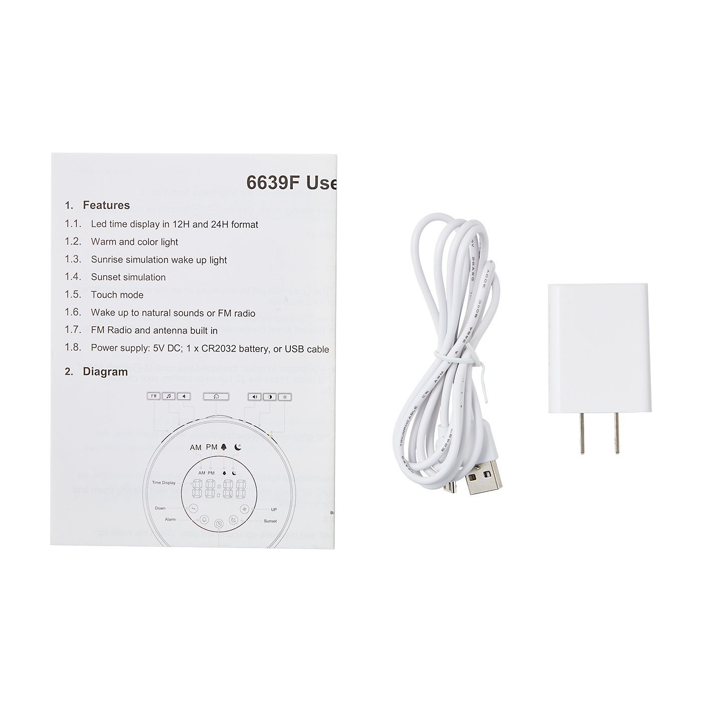 Sunrise Digital LED Alarm Clock 22