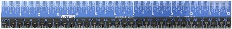 Plastic Dual Color Easy Read Ruler 1