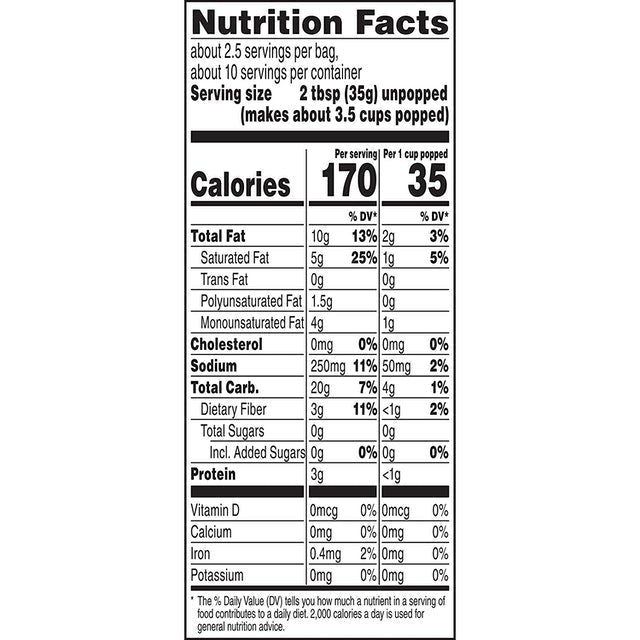Sea Salt Microwave Popcorn 2