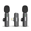 Professional Wireless Lavalier Lapel Microphone for iPhone, iPad