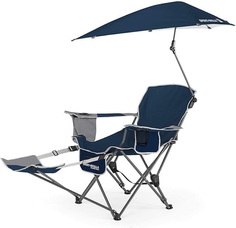 3-Position Recliner Chair with Removable Umbrella 1