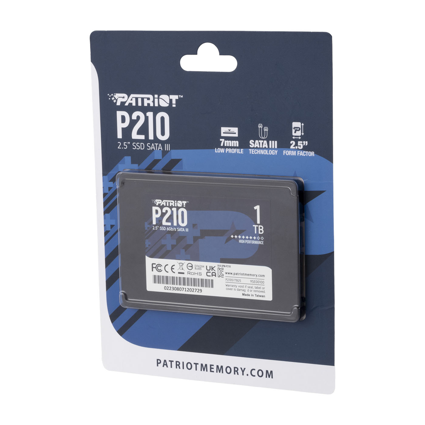 Patriot P210 1TB Internal SSD - SATA 3 2.5" - Solid State Drive 3