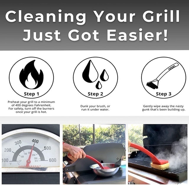 Bristle Free BBQ Grill Brush 3