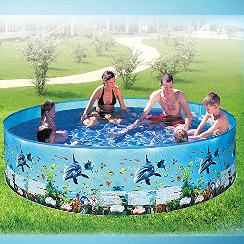 Non-inflatable Folding Round Water Pool 1