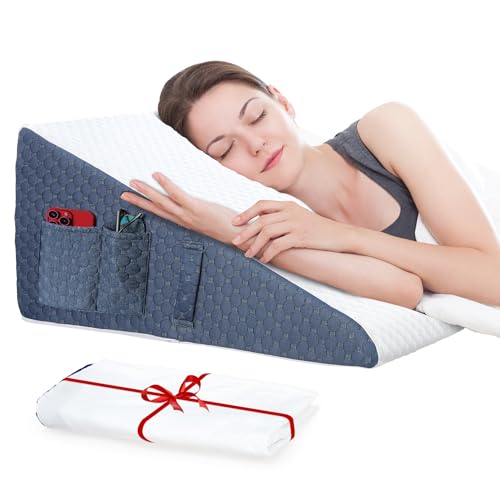 Wedge Pillow with Extra Replaceable Washable Covers 1
