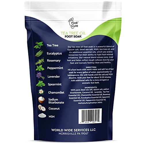 Tea Tree Oil Foot Soak with Epsom Salt 2