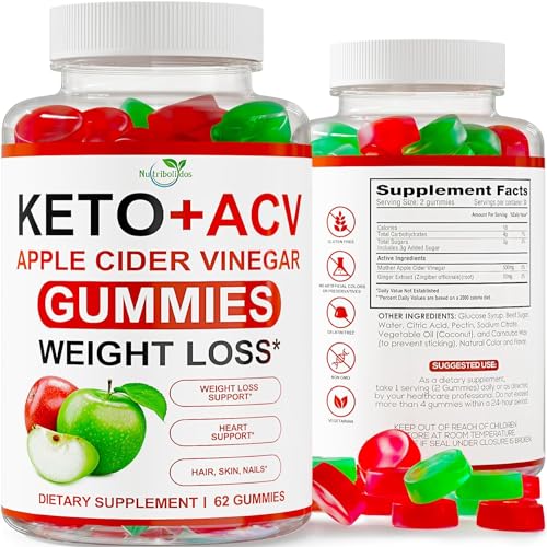 Keto + ACV Apple Cider Vinegar Gummies Weight Loss 1