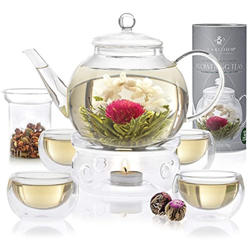 Floral Variety Flowering Tea Canister 2