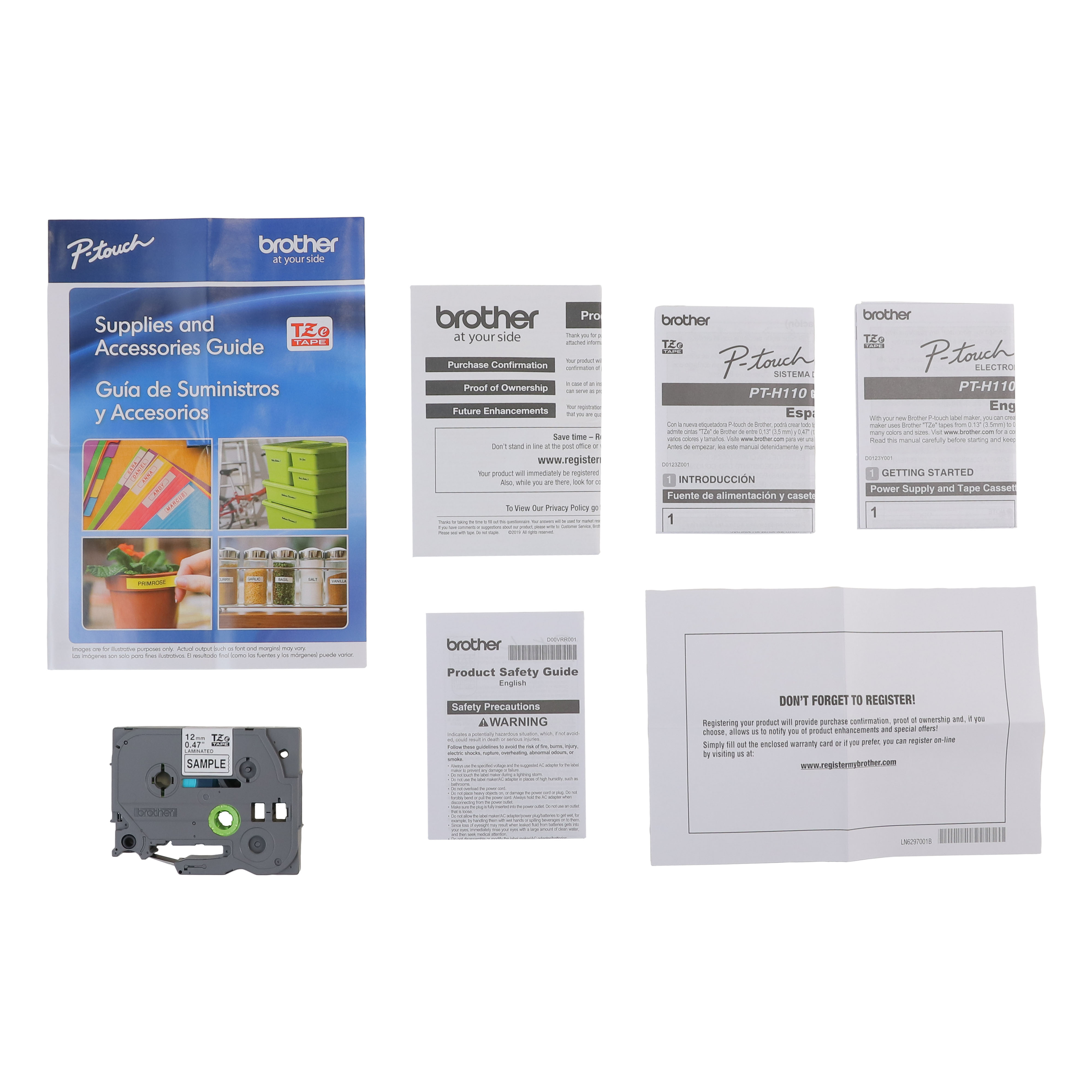  P-touch Easy Handheld Label Maker 8