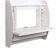 Prepac Wall Mounted Floating Desk with Storage 1